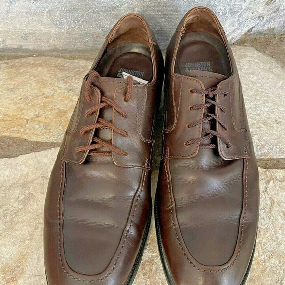 Johnston & Murphy Mens Sz 9 M Brown Waterproof XC4 System Dress Shoes - Picture 4 of 11